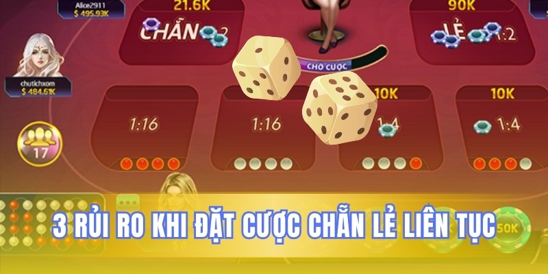 Những vấn đề cần lưu ý khi cược liên tục