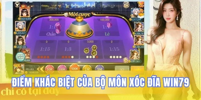 Nét độc đáo chỉ có ở xóc đĩa Win79