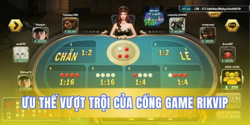 Điểm mạnh vượt trội của cổng game Rikvip